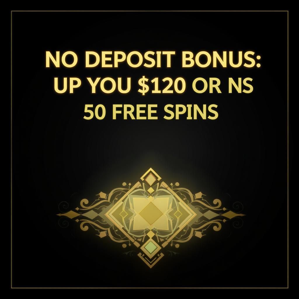 No Deposit Bonus: Up to $20 or 50 Free Spins