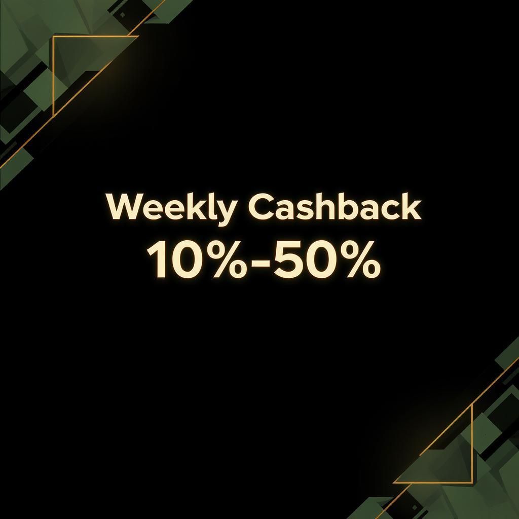 Weekly Cashback 10%-50%